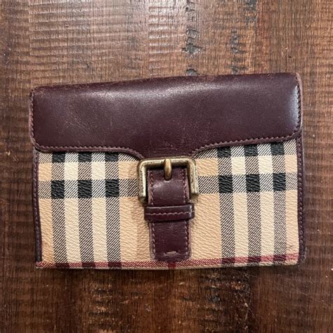 burberry hymarket panels wallet|burberry vintage wallet.